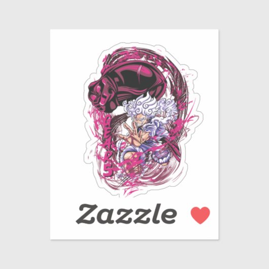 Sticker Neon One Piece (Feuille)