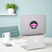Sticker Neon UFO (Ordinateur portable sur le bureau)