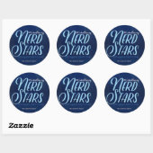 Sticker nerd Stars (Feuille)