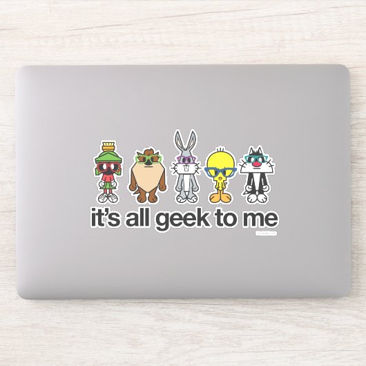 Sticker Nerds LOONEY TUNES™ - Tous Geeks pour moi (Ordinateur)