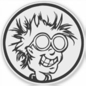 Sticker Nerdy Dude (Devant)