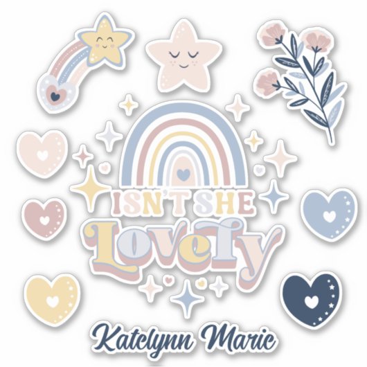 Sticker N'est-elle pas une belle typographie rétro avec no (Devant)