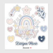 Sticker N'est-elle pas une belle typographie rétro avec no (Feuille)