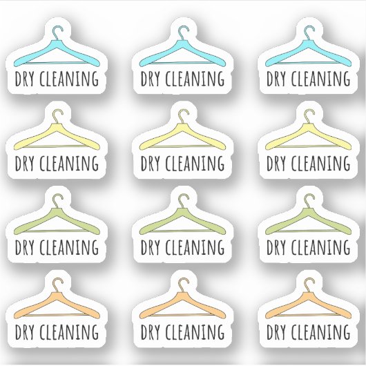 Sticker Nettoyage à sec Détacheur de vêtements Corvées Rap (Devant)