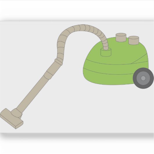 Sticker Nettoyeur de vide (Devant)