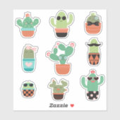 Sticker Neuf cactus Cool (Feuille)