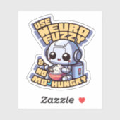 Sticker neuro logique floue riz cooker AI réseau neuronal (Feuille)