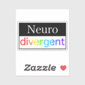 Sticker Neurodivergent | Sensibilisation à la diversité ne (Feuille)
