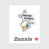 Sticker "Neurodiversi-tea"| Neurodivergent Awareness (Feuille)