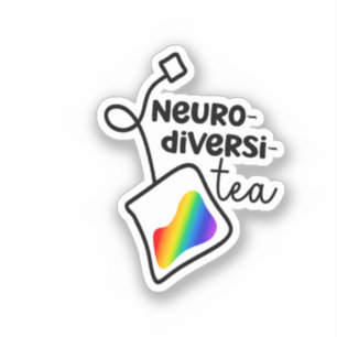 Sticker "Neurodiversi-tea" Neurodivergent Awareness