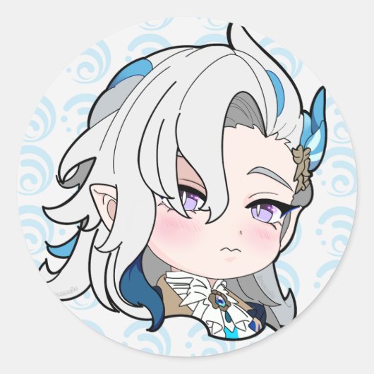 Sticker Neuvillette Chibi (Devant)