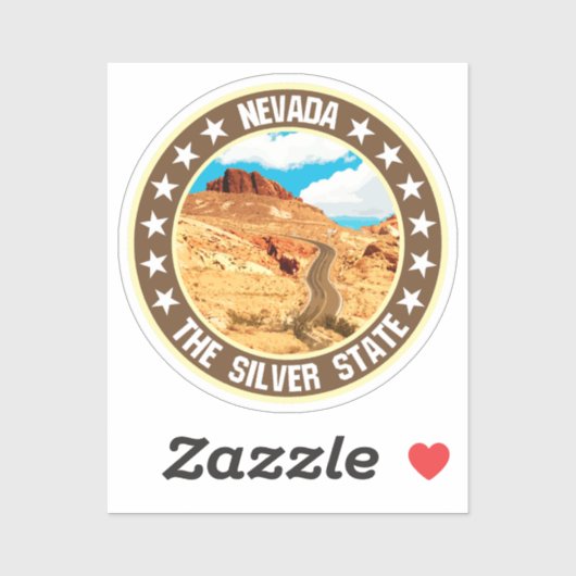 Sticker Nevada (Feuille)