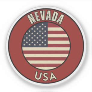 Sticker Nevada États-Unis d'Amérique