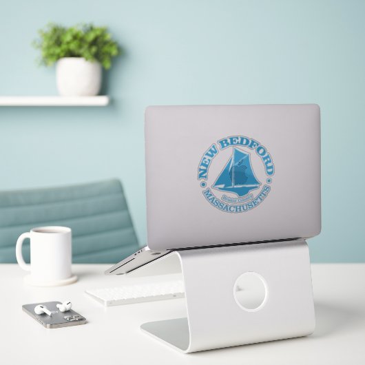 Sticker New Bedford (sloop) (Ordinateur portable sur le bureau)