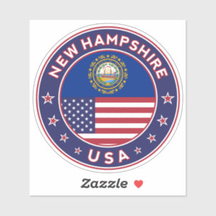 Sticker New Hampshire