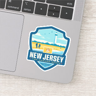 Sticker New Jersey de la fierté d'état