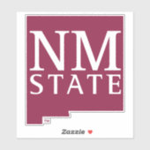 Sticker New Mexico State (Feuille)