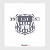 Sticker New York (Feuille)