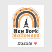 Sticker New York Rainbow Halloween Party (Feuille)