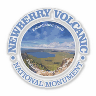Sticker Newberry Volcanic NM
