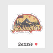 Sticker Newington, Connecticut (Feuille)