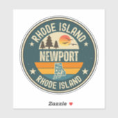 Sticker Newport, Rhode Island (Feuille)