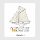 Sticker Newport RI (SB) (Feuille)