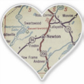 Sticker Newton New Jersey (Devant)