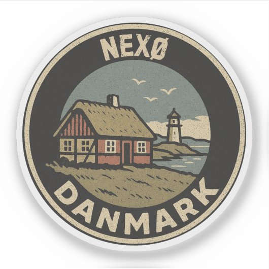 Sticker Nexø, Danemark Danmark  (Devant)