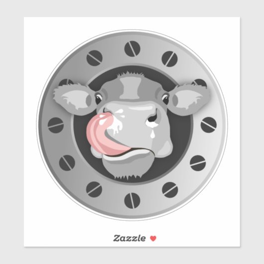 STICKER NEZ DE VACHE (Feuille)