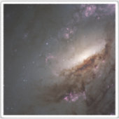 Sticker Ngc 4258 Sous Formation D'Étoiles Intenses. (Devant)