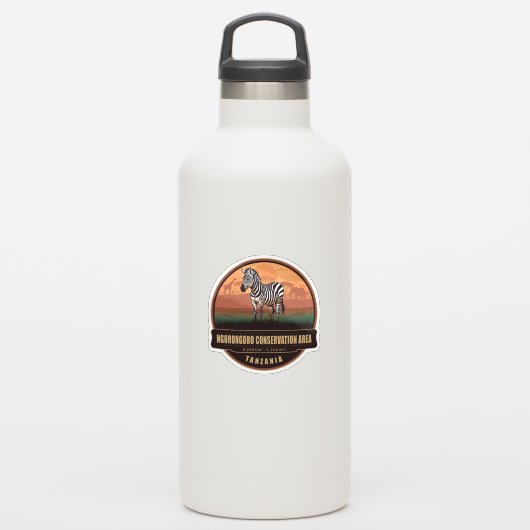 Sticker Ngorongoro Conservation Area, Tanzania (Gourde)