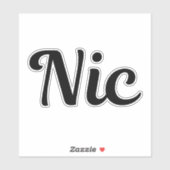 Sticker Nic (Feuille)