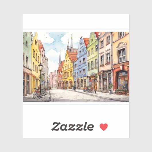 Sticker Nice peint Munich (Feuille)