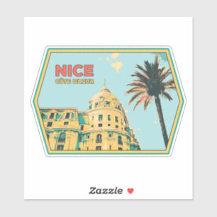 Sticker Nice ville France est mon fière ville natale Stick
