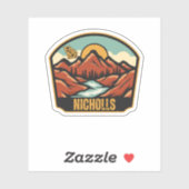 Sticker Nicholls, Géorgie (Feuille)