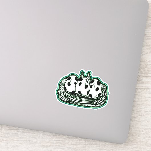 Sticker Nid d'Oeufs de Dragon Imaginaire (Détail)