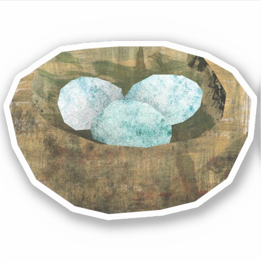 Sticker Nid d'oiseaux (Devant)