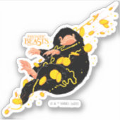 Sticker Niffler Flottant Avec Or (Devant)