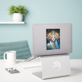 Sticker Night Goddess Queen Imaginaire Art (Ordinateur portable sur le bureau)