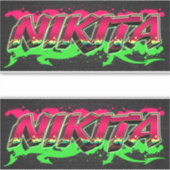 Sticker Nikita Prénom (Devant)