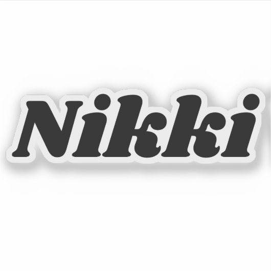 Sticker Nikki (Devant)