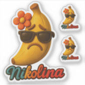 Sticker Nikolina Banane 1 (Devant)