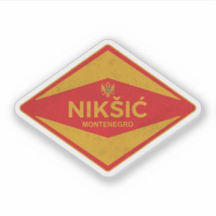 Sticker Nikšić Monténégro Vintage