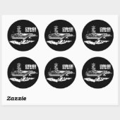 Sticker Nimitz du porte-avions (Feuille)