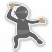Sticker Ninja Drôle (Devant)