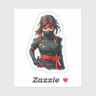 Sticker Ninja Girl