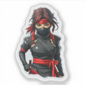 Sticker Ninja Girl (Devant)