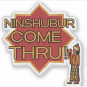 Sticker Ninshubur s'en sort (Devant)