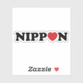 Sticker Nippon Love Heart (Feuille)